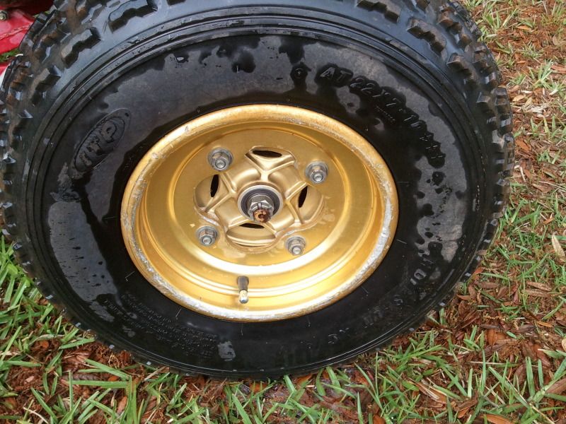 Factory Gold Wheels Honda TRX250R Forums