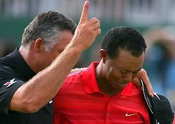 Tiger Cries After Winning the British Open Tiger Cries After Winning the British Open
