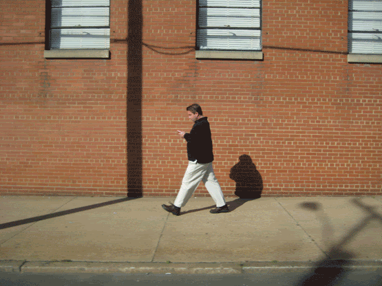 text walking