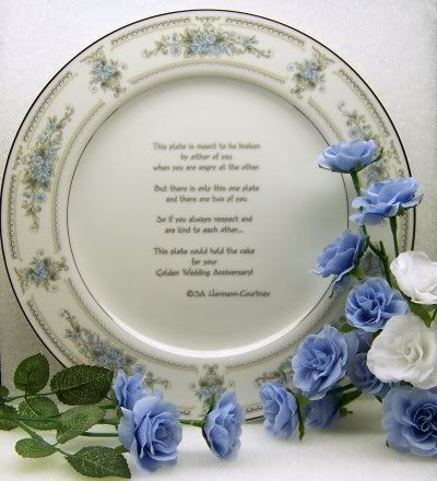 Wedding Gift Poem on Wedding Gift Plate And Poem Keepsake To Cherish Makes Bride Cry   Ebay