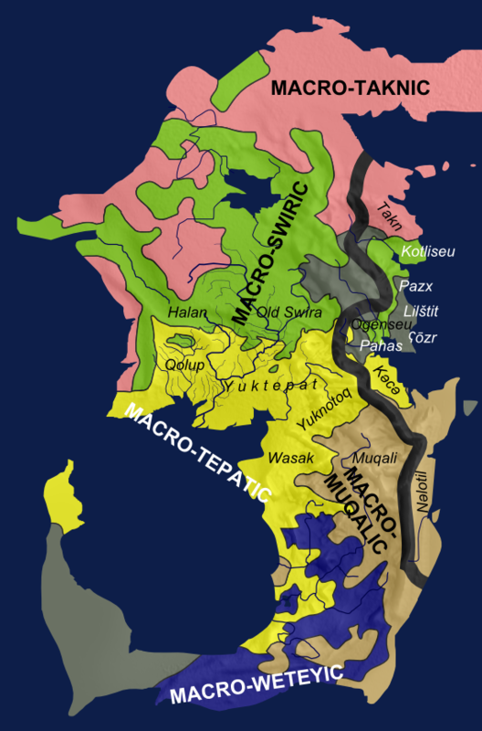 Linguistic Map of Tiptum