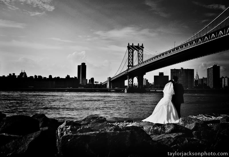 Manhattan Bridge, New York City Wedding Photographer