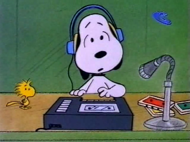snoopy and charlie brown. Someone switched Snoopy#39;s tape
