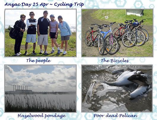 Anzac Day Cycling Trip to Hazelwood pondage