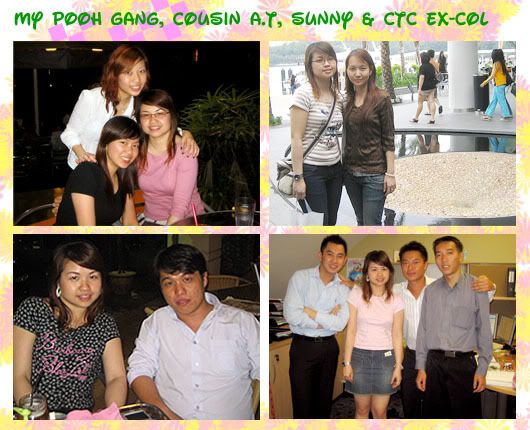 With Pooh Gang Evon and Denise, Cousin Aiting, Sunny and CTC ex colleages