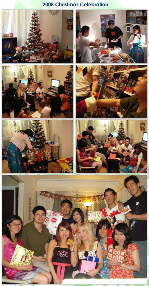 Christmas 2008 Celebration at Yong, Mel and Jasper's house