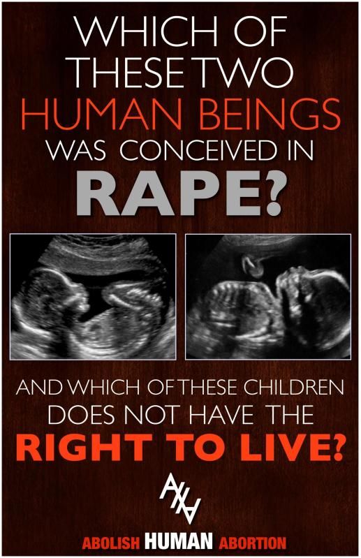 Rape and Incest 1, Abortion is never the right choice