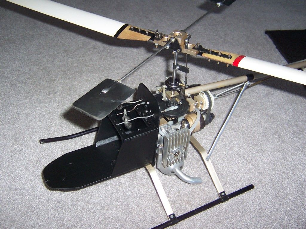 GMP HIROBO CRICKET GOLD GAS NITRO RC HELICOPTER RARE