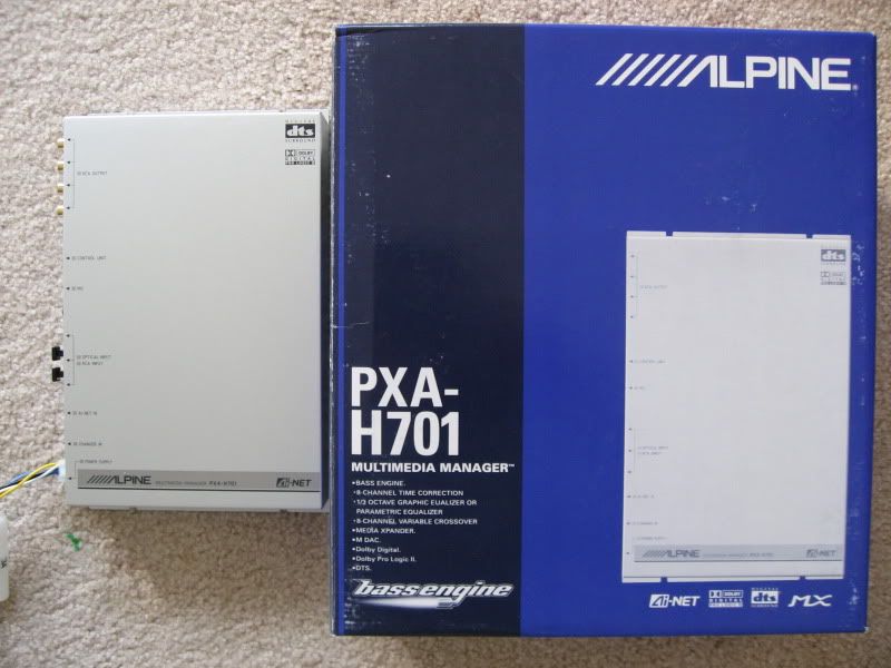 FS: Alpine IVA-D106 Touch monitor + PXA-H701 EQ - Car Audio