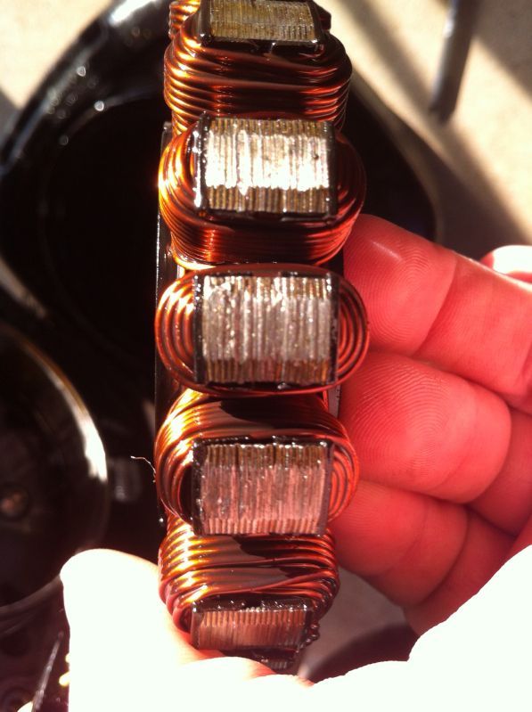 Anybody see any signs of stator damage? PICS Suzuki GSXR Motorcycle Forums