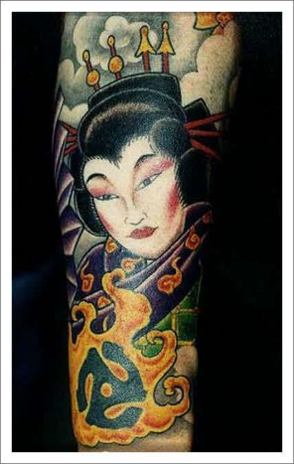 21 Random Acts Of Japanese Geisha Girl Tattoos
