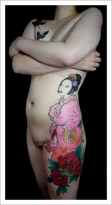 Girl Tattoos japanese