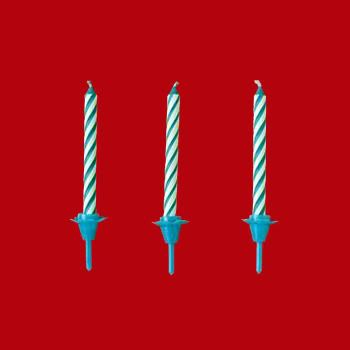 image of three candles