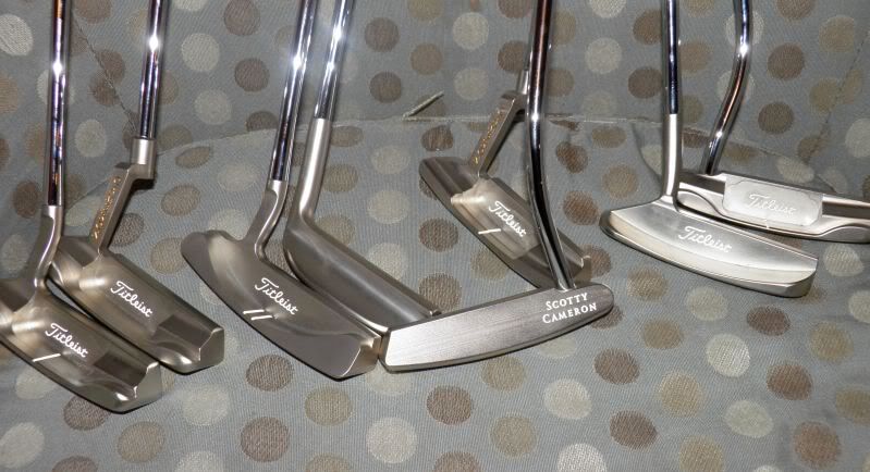 1997/100 Scotty Cameron Proto Pro Platinum set - Putters