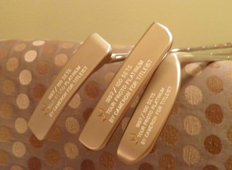 1997/100 Scotty Cameron Proto Pro Platinum set - Putters