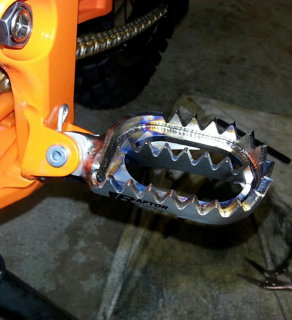 Raptor foot pegs 15.5 Factory Edition 450 For Sale/Bazaar Motocross