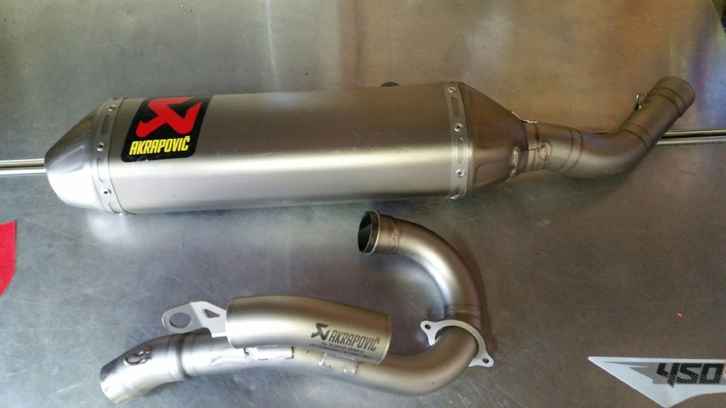 ktm 350 sxf akrapovic exhaust