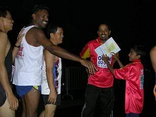 Musuh ketat on the run. Zul, indian guy, Ah Kok, Najib and his junior, finished in 10th=RM20