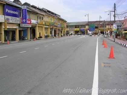 Hujung tuh.. Corner and 500m to finish line