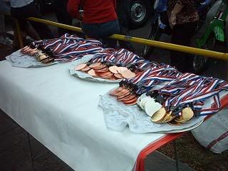 Medals for Men Open, Veteran and Consolation
