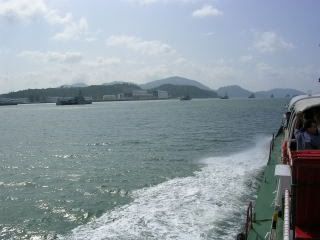 On the boat to Pulau Pangkor