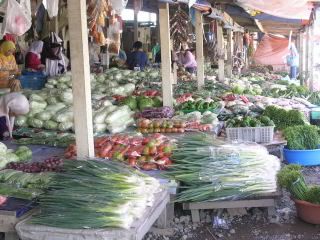 Vegetables at Kundasang town