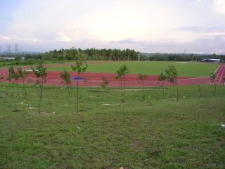Running track, in-front of sport complex