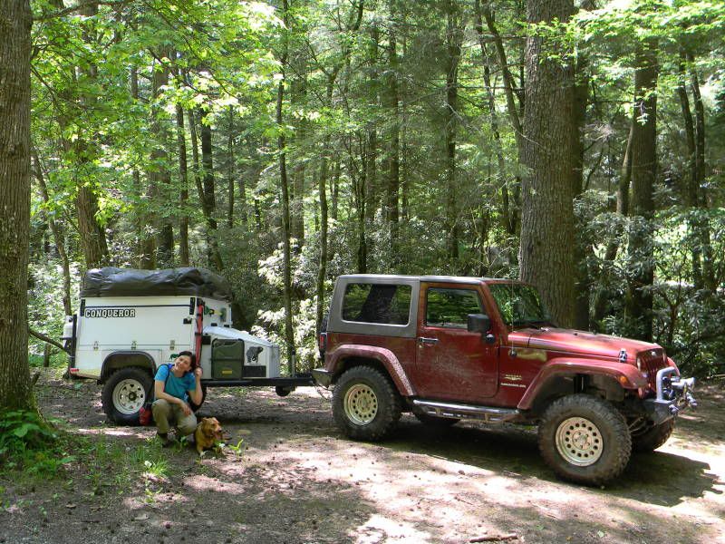 jeep wrangler camping