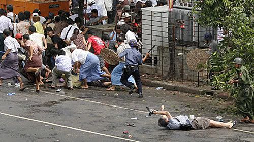 Kenji Nagai, a Japanese news photographer, is downed after Myanmar’s security forces fired on anti-government protesters in Yangon. Nagai was killed on the second day of an increasingly brutal crackdown by the ruling junta, stirring memories of clashes in 1988 that left thousands dead in the city.