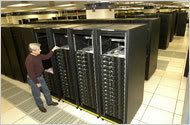 The Roadrunner supercomputer costs $133 million and will be used to study nuclear weapons.