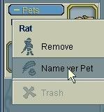 Name yer pet