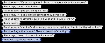 Tik thinks a black cat makes up for it.