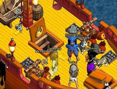 pirates on a ship