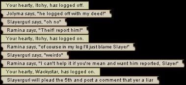 Slayer wants to report Itchy