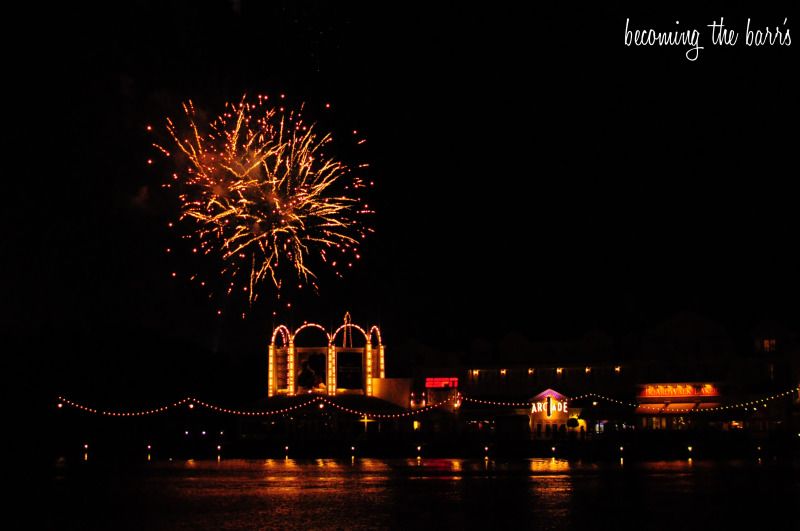 watch epcot illuminations show from disney's boardwalk