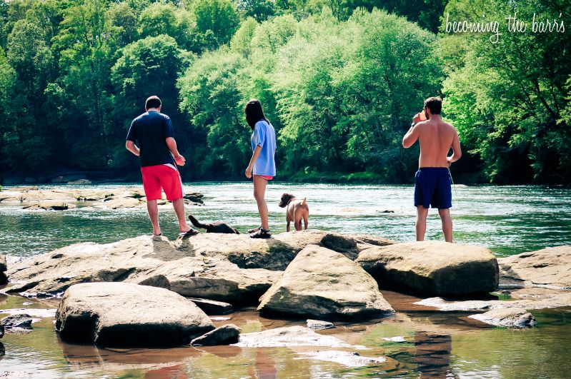 hanging out at chattahoochee river