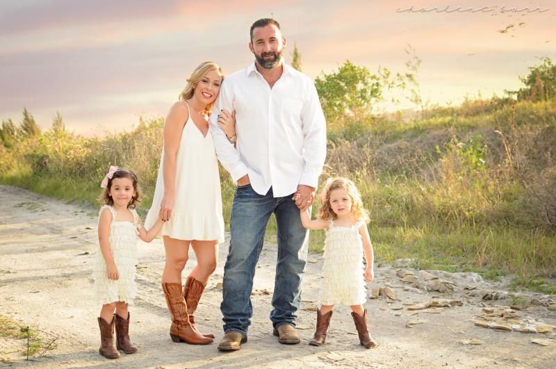 rustic family photo ideas; family photos with cowboy boots; southern family photoshoot