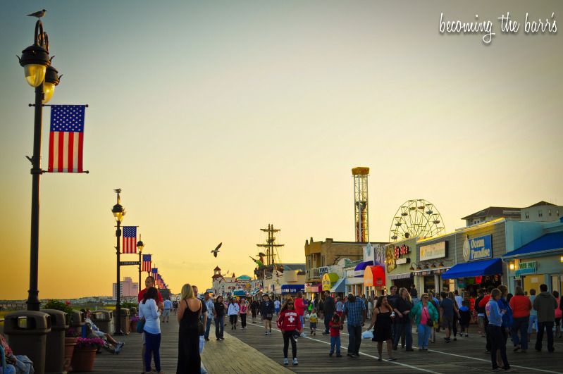 Ocean City NJ boardwalk