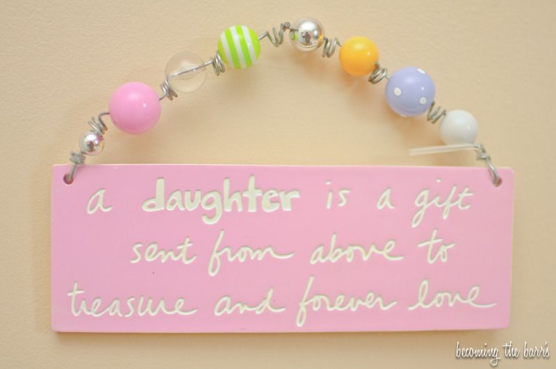 a daughter is a gift sent from above to cherish and forever love