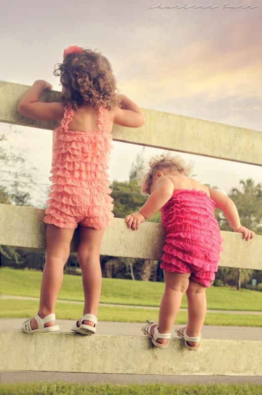 toddler sisters rustic vintage photoshoot