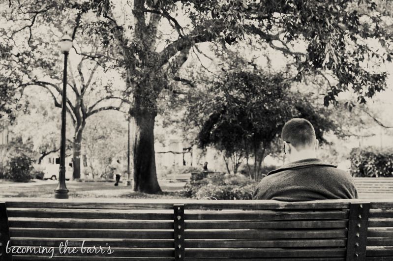 forest gump bench in savannah, georgia