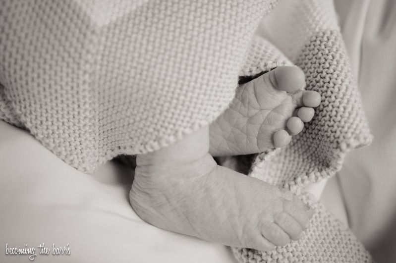 newborn feet