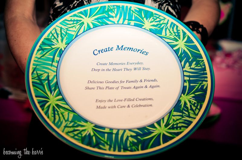 create memories platter gift