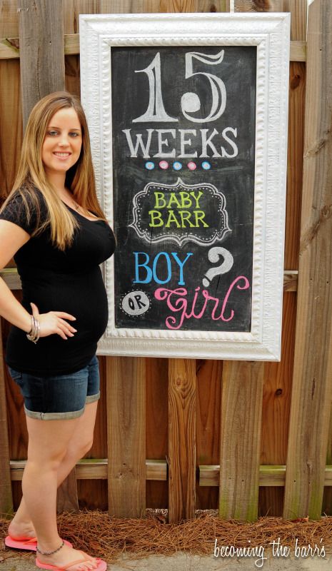 15 weeks pregnany little baby garvin inspired chalkboard, is baby a boy or girl