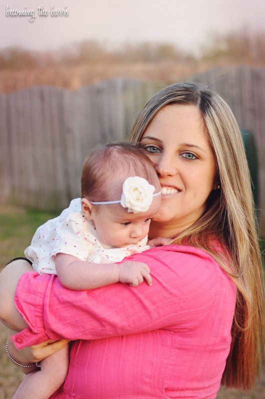 mom and baby photography