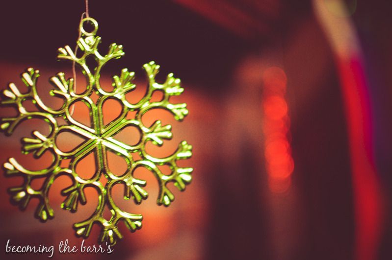 christmas snowflake ornament