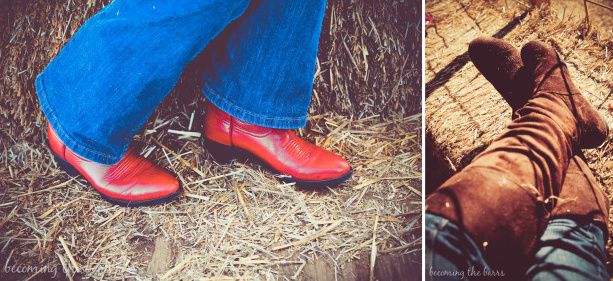 boots in hay