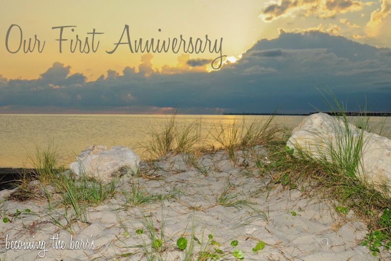 sunset beach first anniversary photo