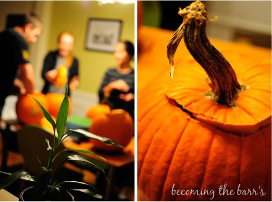 pumpkin carving party