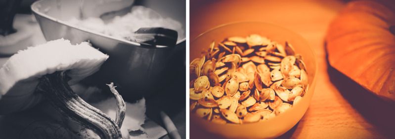 baked pumpkin seeds